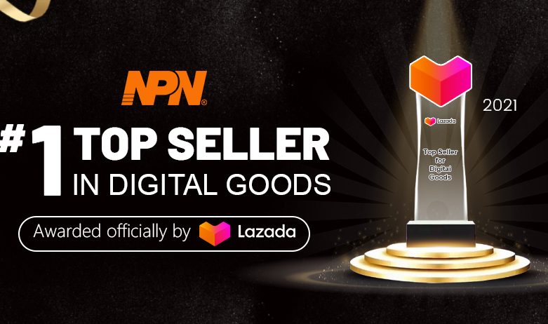 NPN Awarded 2021 Lazada Top Seller (Digital Goods)